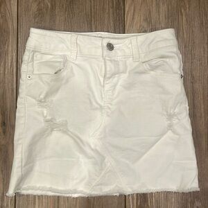 White denim Hippie girl skirt girls size 10